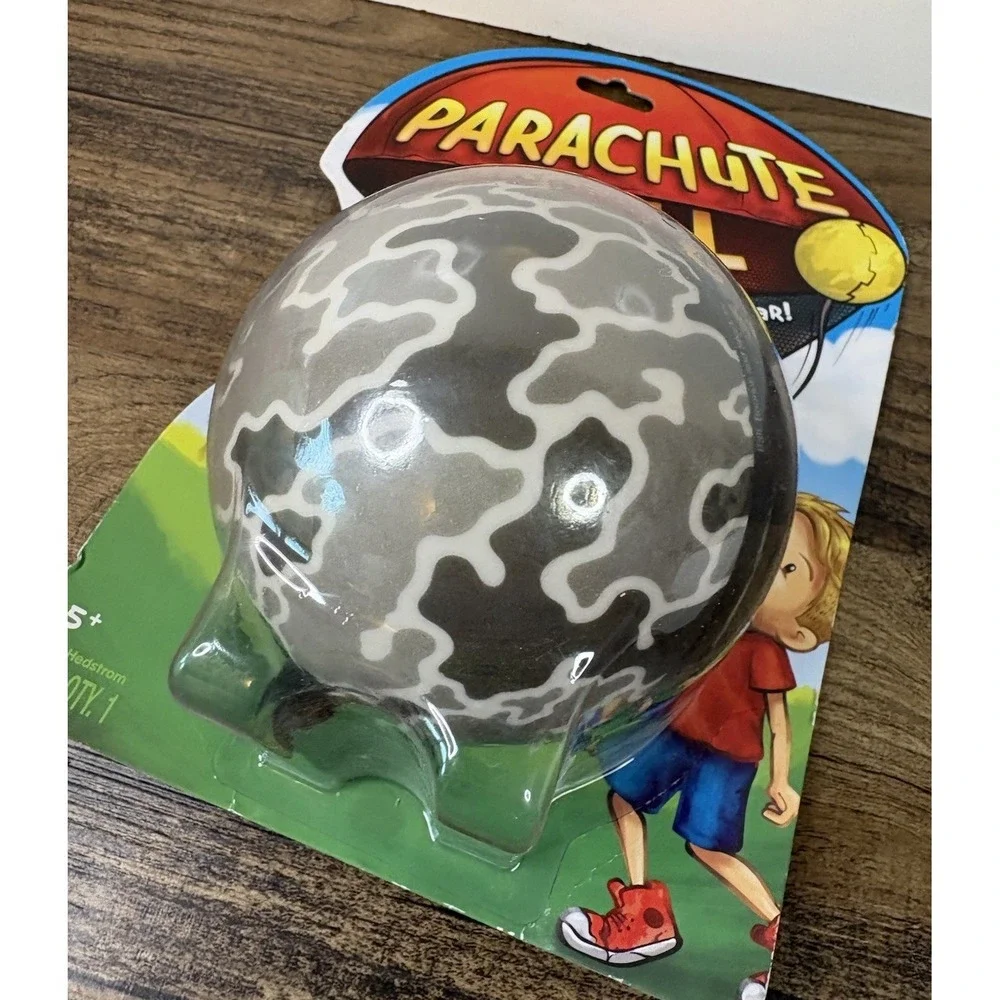 Hedstrom Camo Parachute Ball In Package Floats In Air Reusable Camouflage